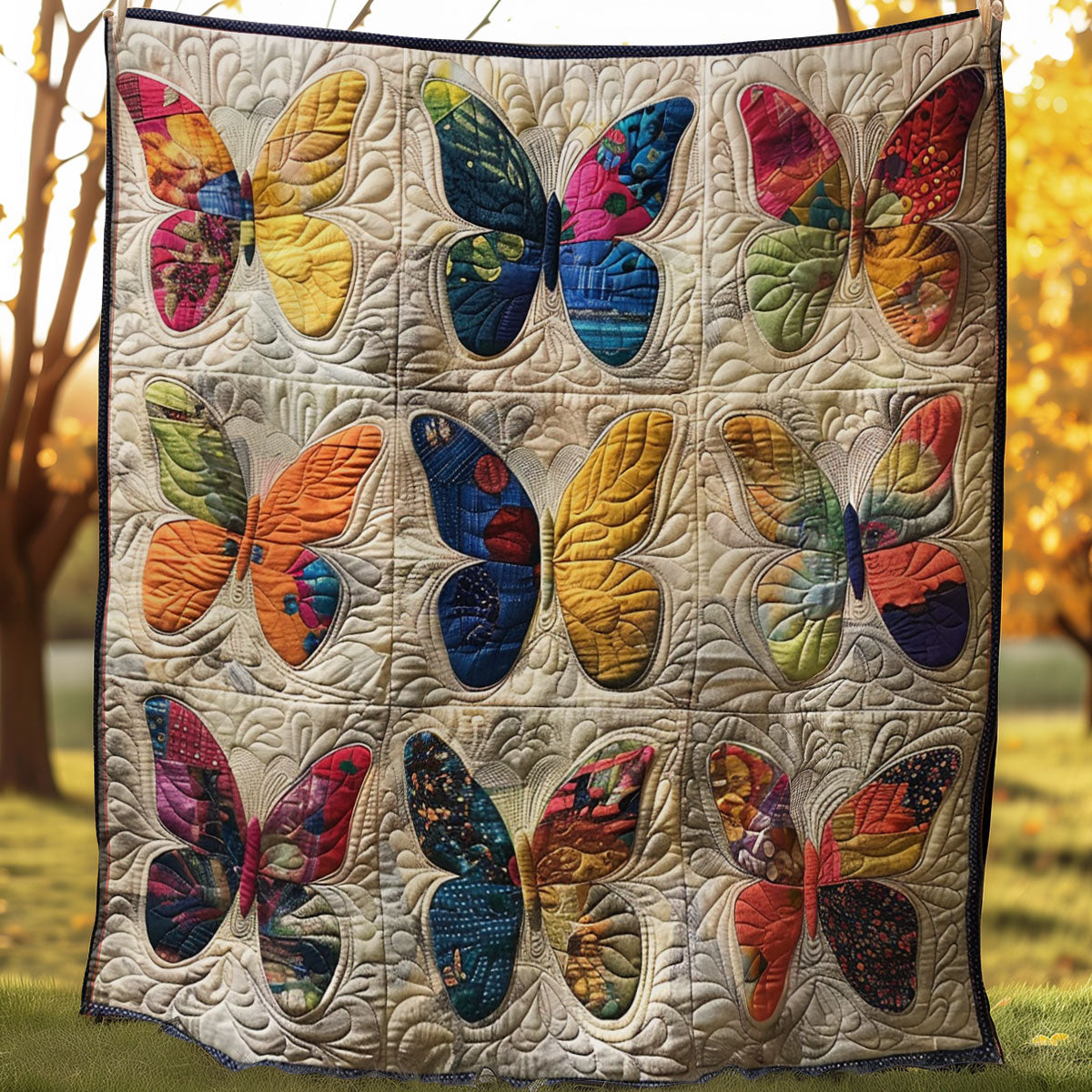 Butterflies WJ1006003CL Quilt