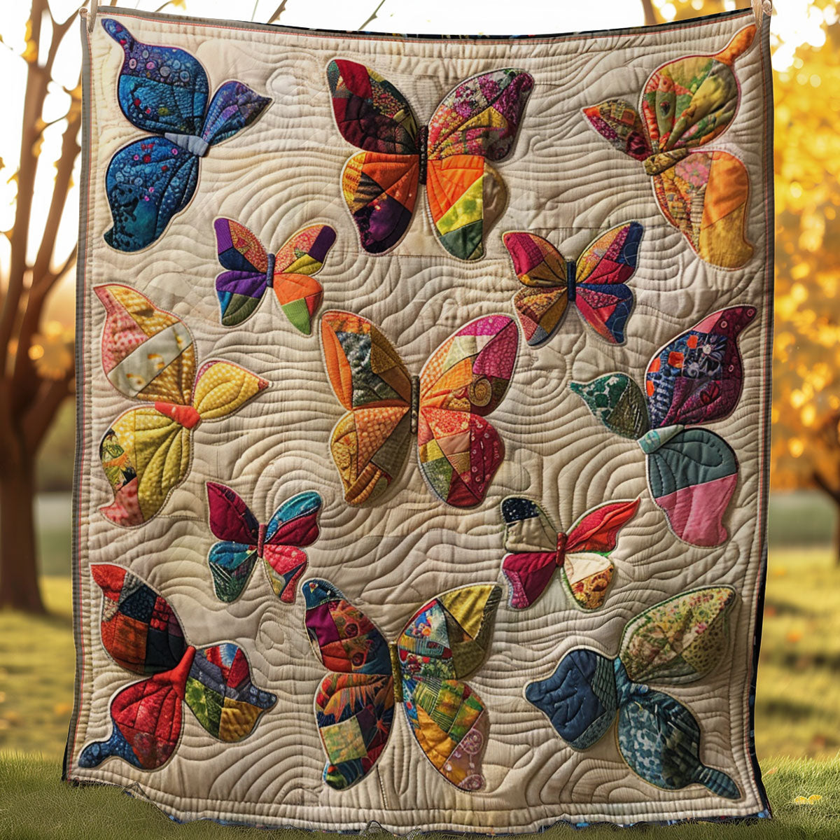 Butterflies WJ1106001CL Quilt