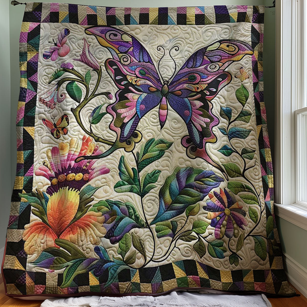 Butterfly WJ0308006CL Quilt