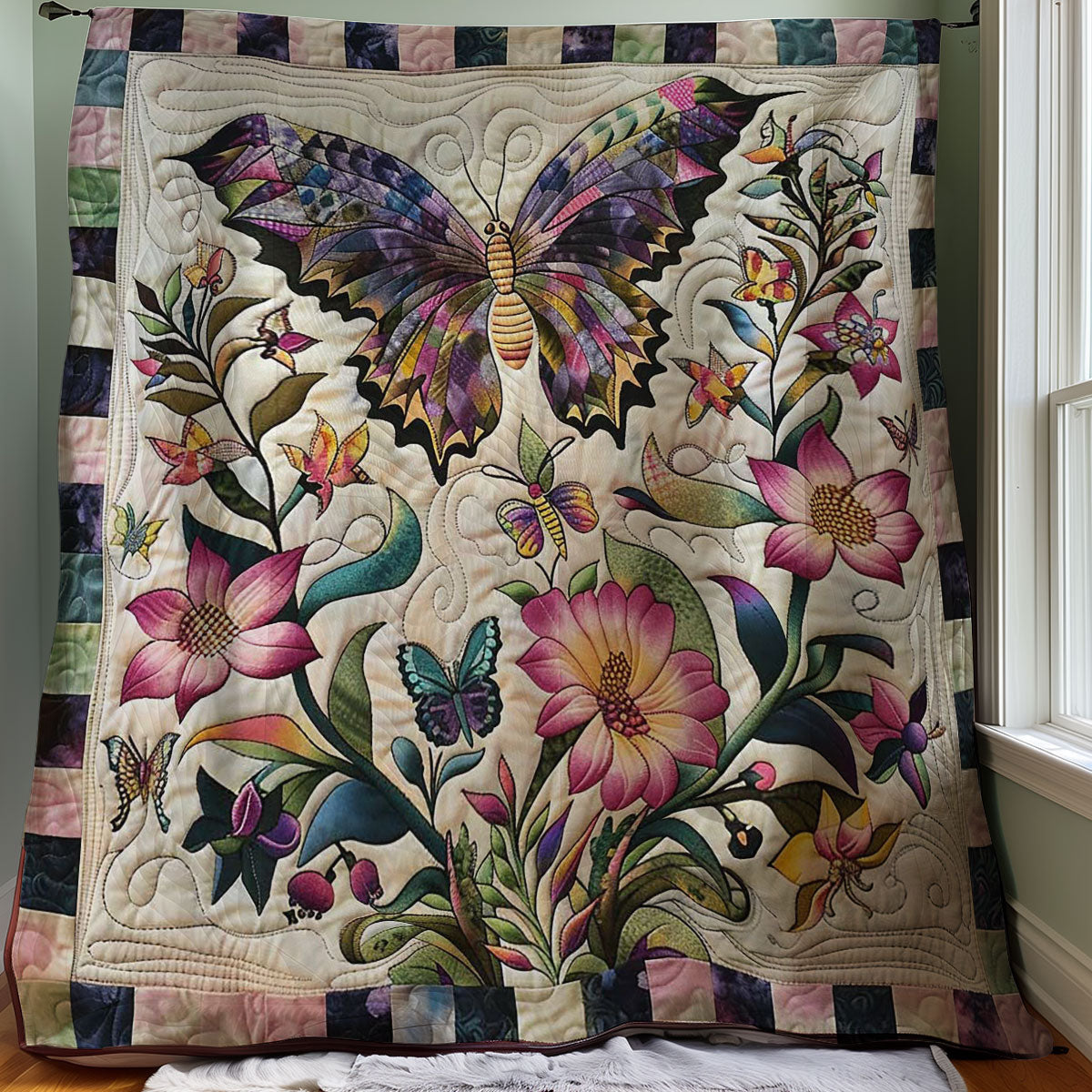 Butterfly WJ1008009CL Quilt