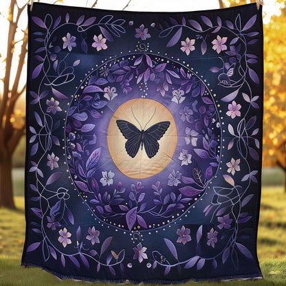 Purple Butterfly WJ1507009CL Quilt