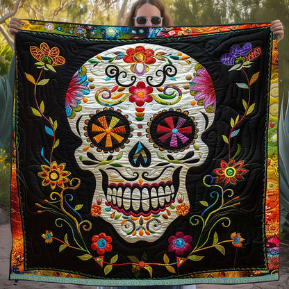 Calavera Sugar Skull WJ1709002CL Quilt