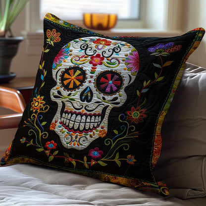 Calavera Sugar Skull WJ1709037CL Quilt Pillow Case