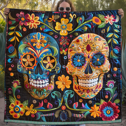 Calavera Sugar Skulls WJ1409002CL Quilt