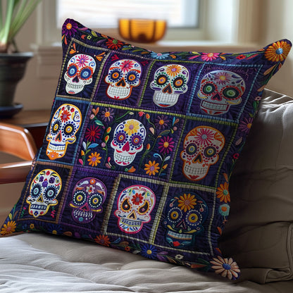 Calavera Sugar Skulls WJ1409038CL Quilt Pillow Case