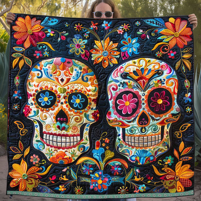 Calavera Sugar Skulls WJ1709006CL Quilt