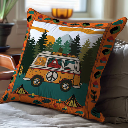 Camper Van WJ0308045CL Quilt Pillow Case