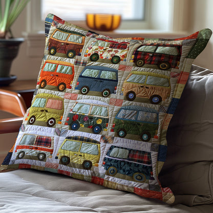 Camper Van WJ1010036CL Quilt Pillow Case