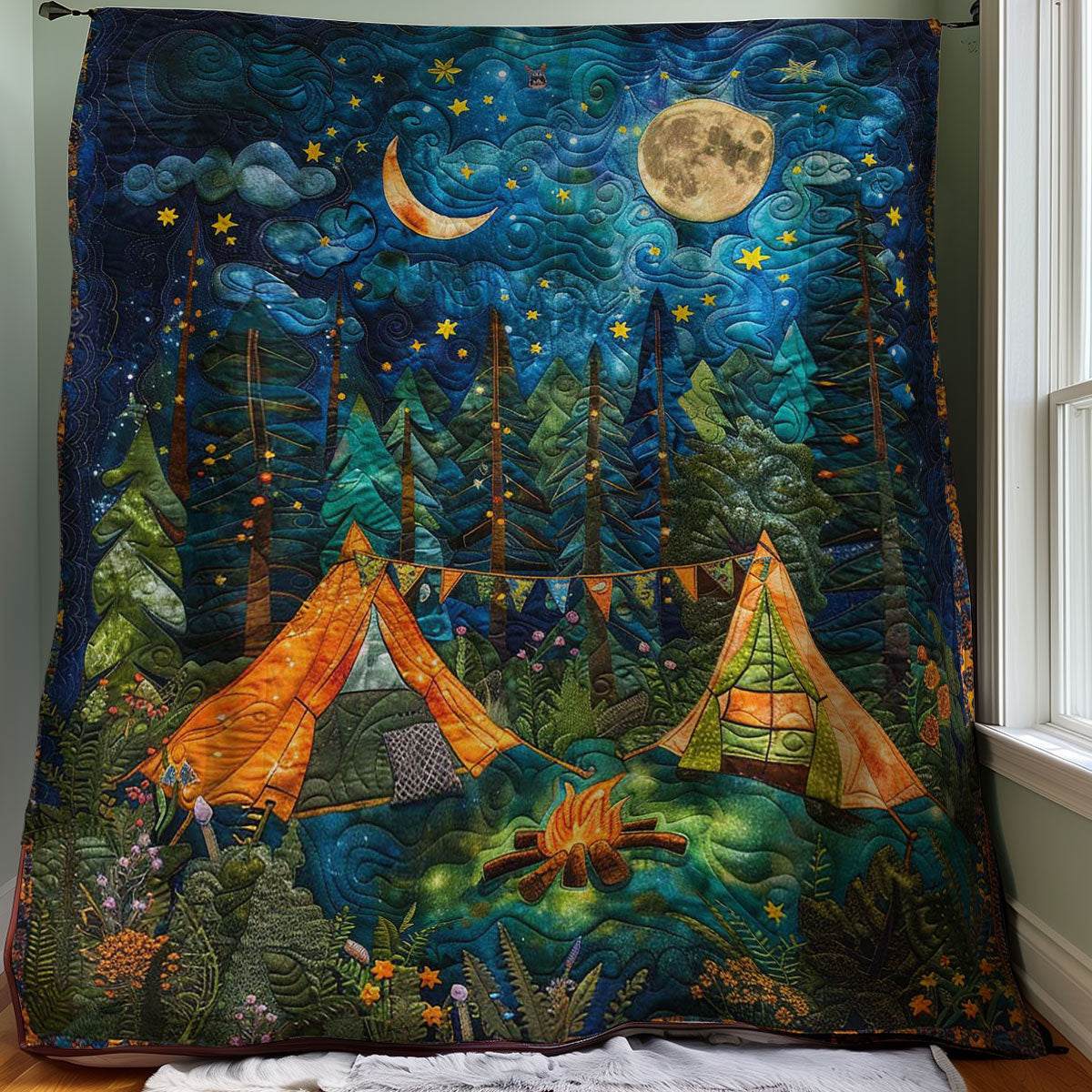 Camping Night WJ3107007CL Quilt