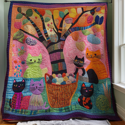 Cat In The Wool World WJ0808007CL Quilt