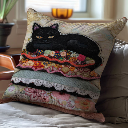 Cat WJ2007044CL Quilt Pillow Case