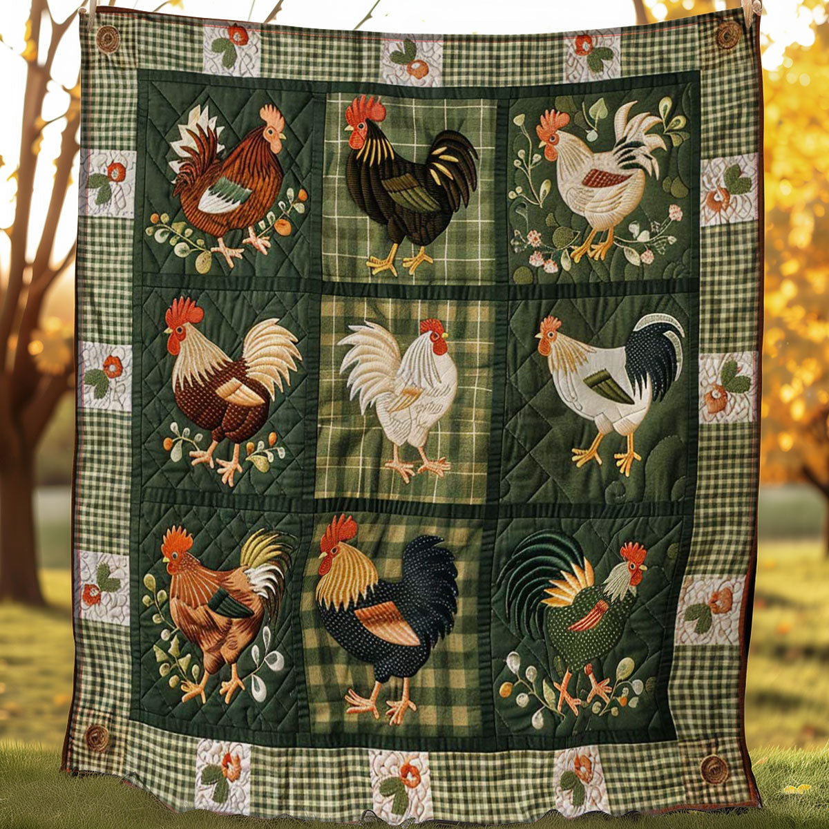 Chicken WJ0407006CL Quilt