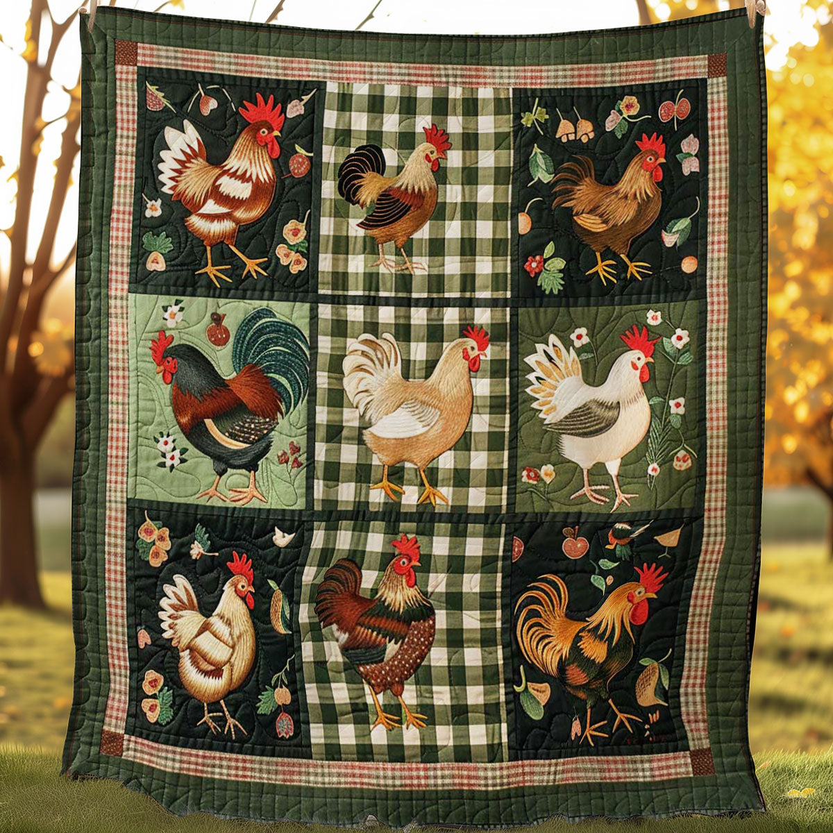 Chicken WJ0607011CL Quilt