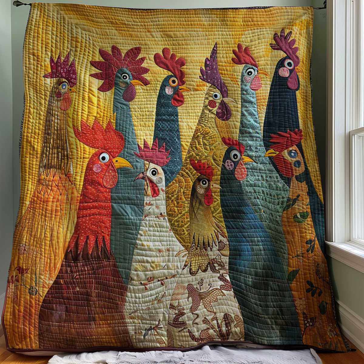Chicken WJ0608009CL Quilt