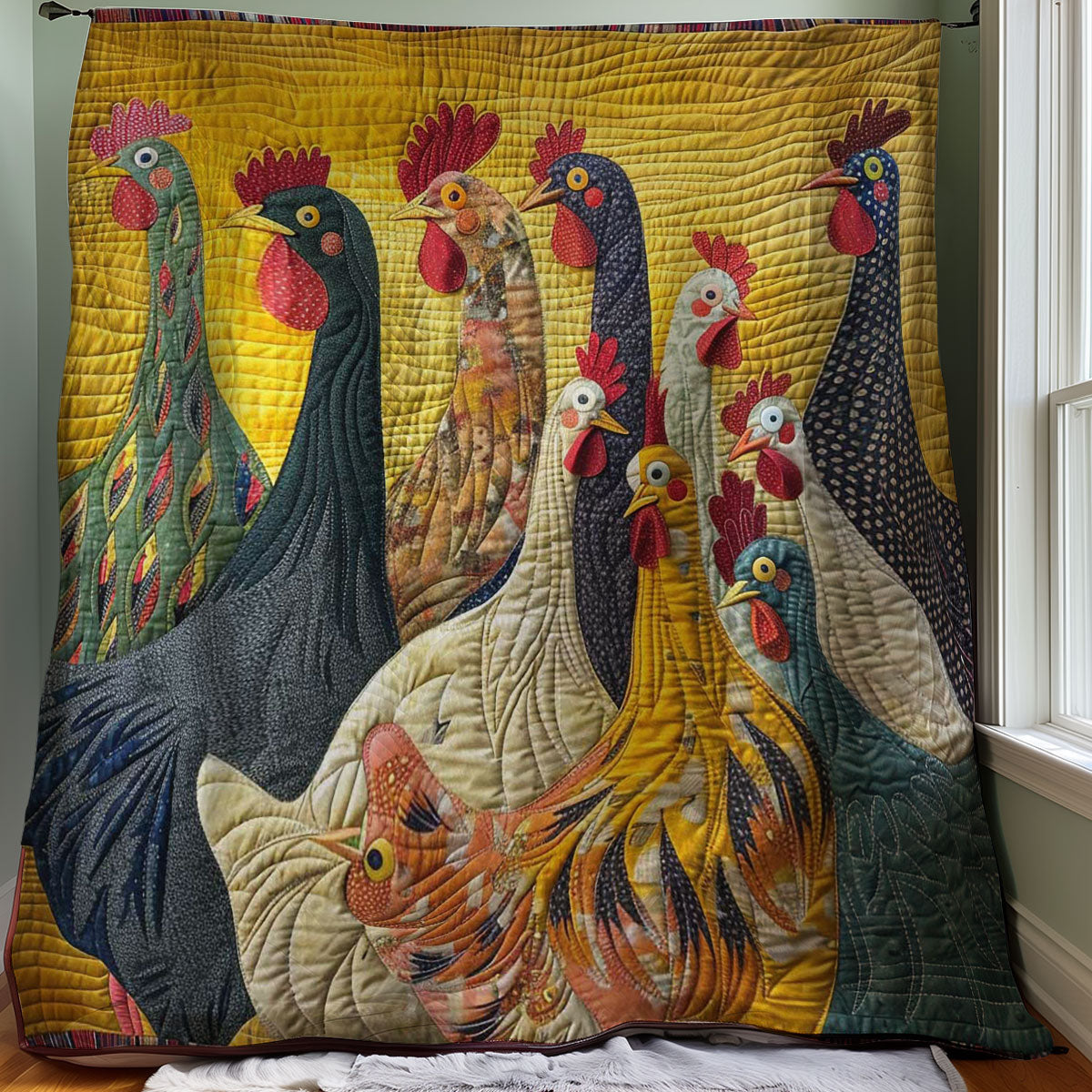 Chicken WJ0708009CL Quilt