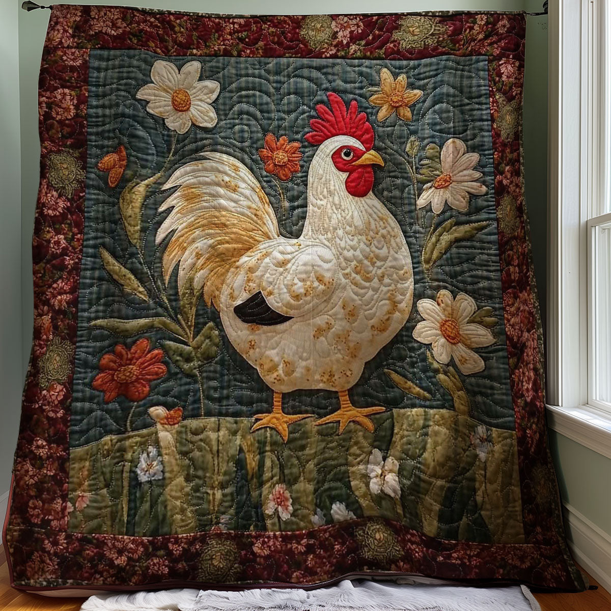 Chicken WJ0808008CL Quilt