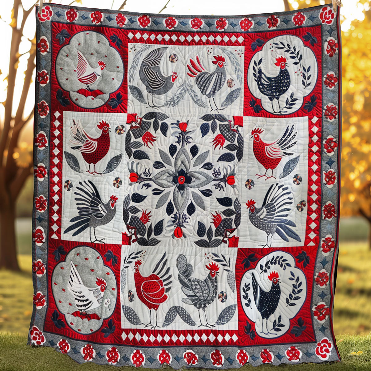 Chicken WJ1406006CL Quilt