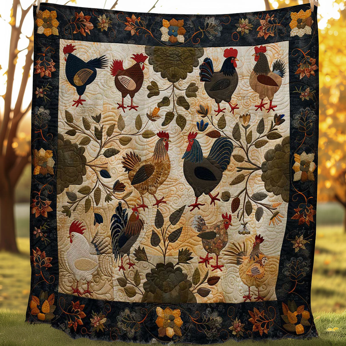 Chicken WJ1506012CL Quilt