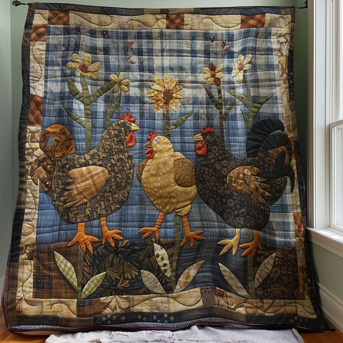 Chicken WJ2008008CL Quilt