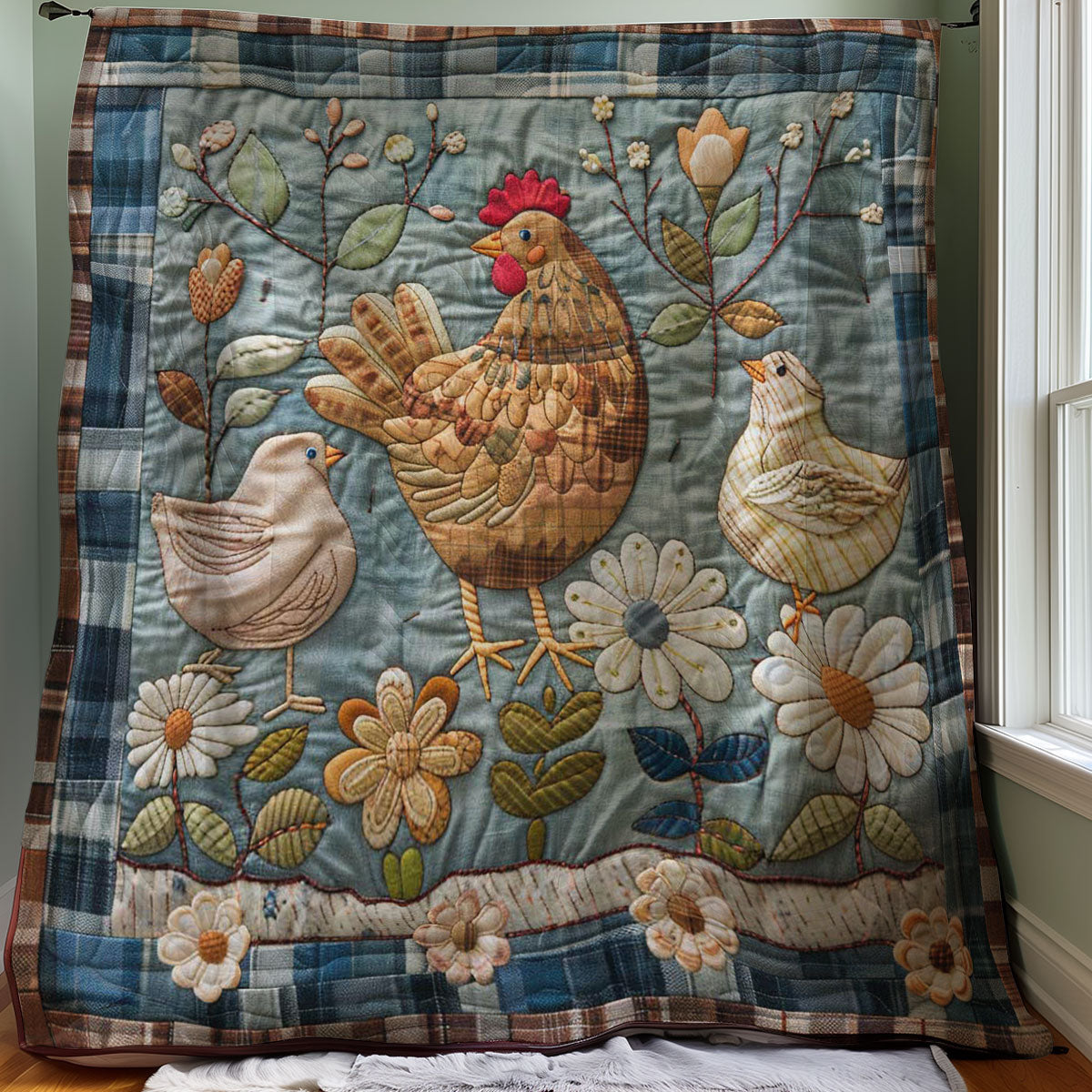 Chicken WJ2008009CL Quilt