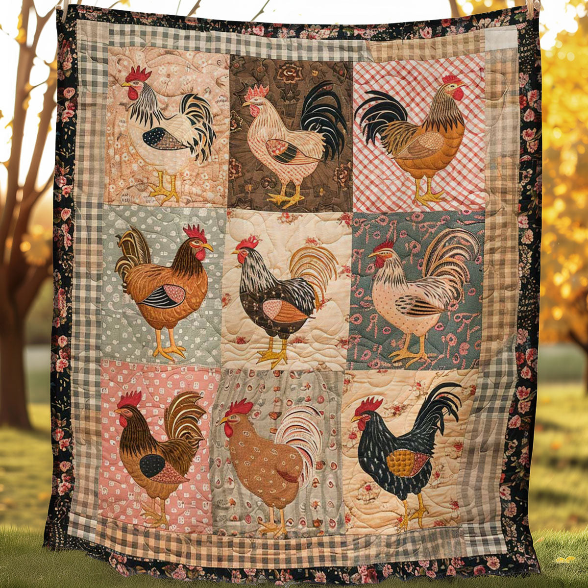 Chicken WJ2207015CL Quilt