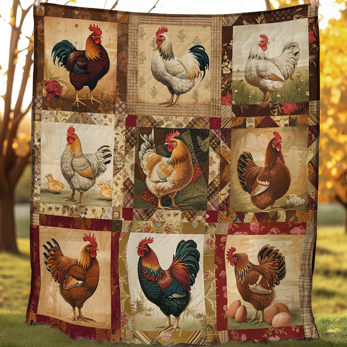 Chicken WJ2207019CL Quilt