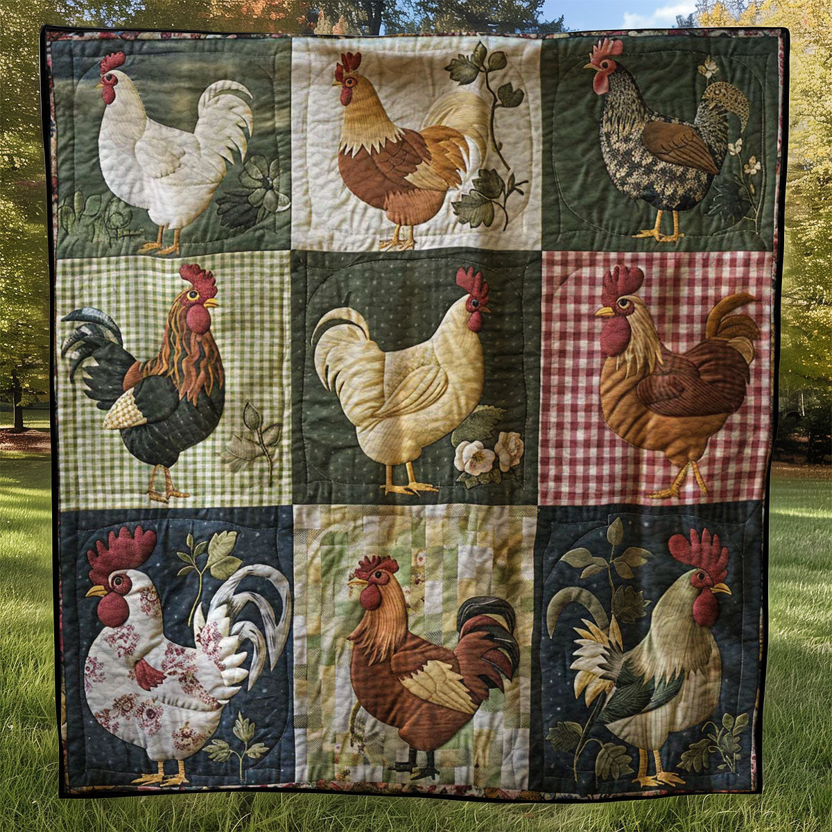 Chicken WJ2307010CL Quilt