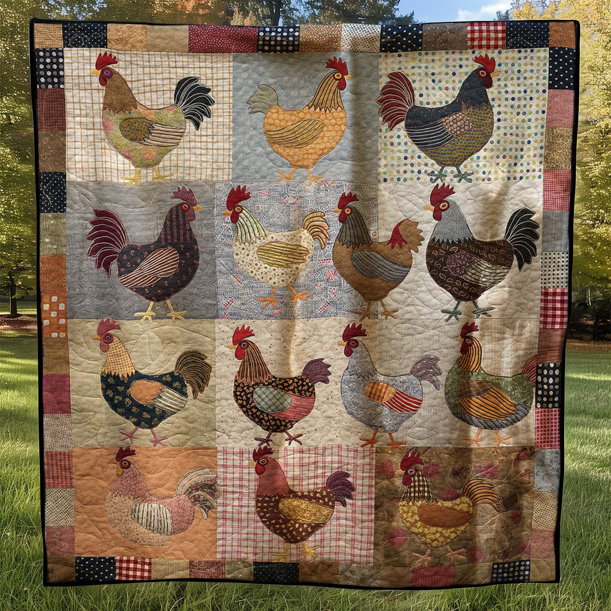 Chicken WJ2307013CL Quilt