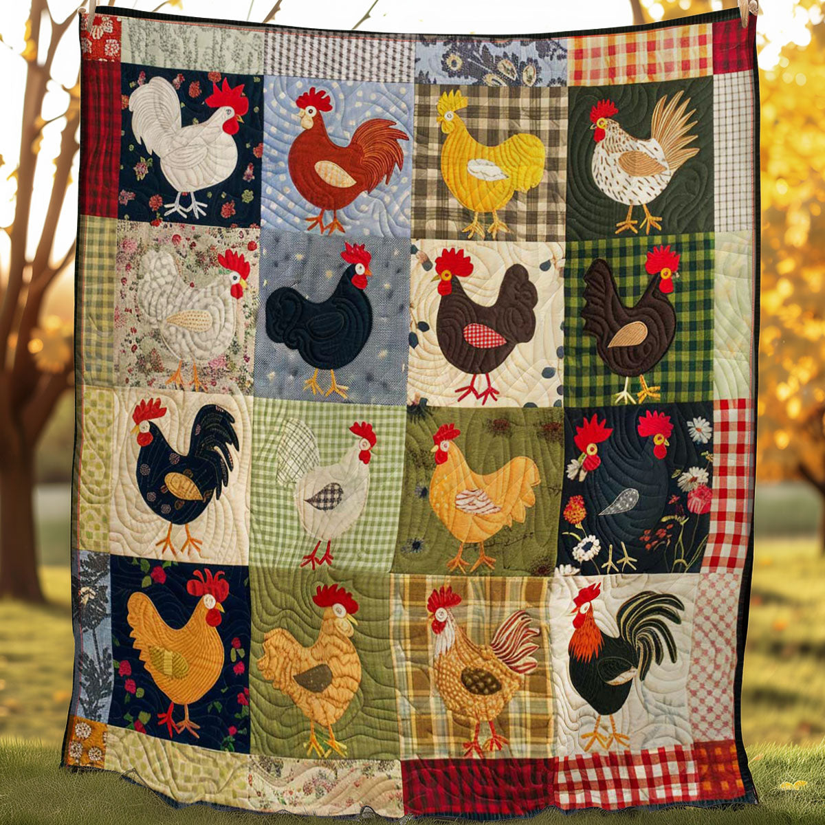 Chicken WJ2606007CL Quilt