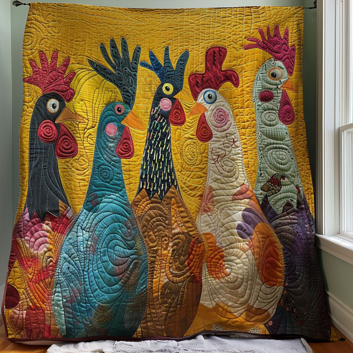 Chicken WJ3007020CL Quilt