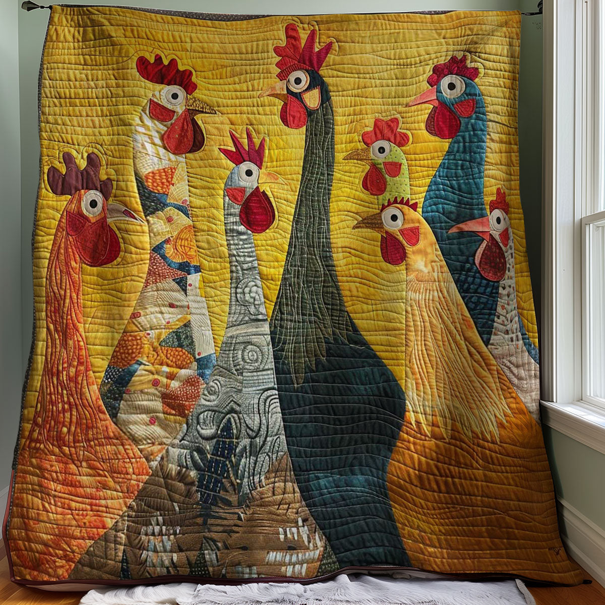 Chicken WJ3007021CL Quilt
