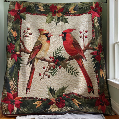 Christmas Cardinal WJ2008011CL Quilt