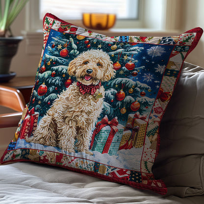 Christmas Dog WJ0509033CL Quilt Pillow Case