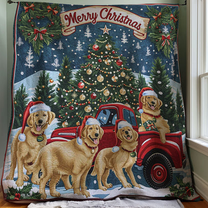 Christmas Dog WJ3107013CL Quilt