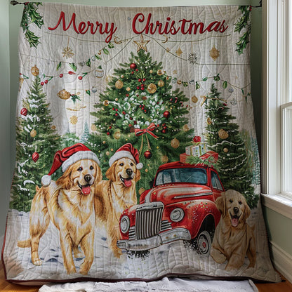 Christmas Dog WJ3107014CL Quilt