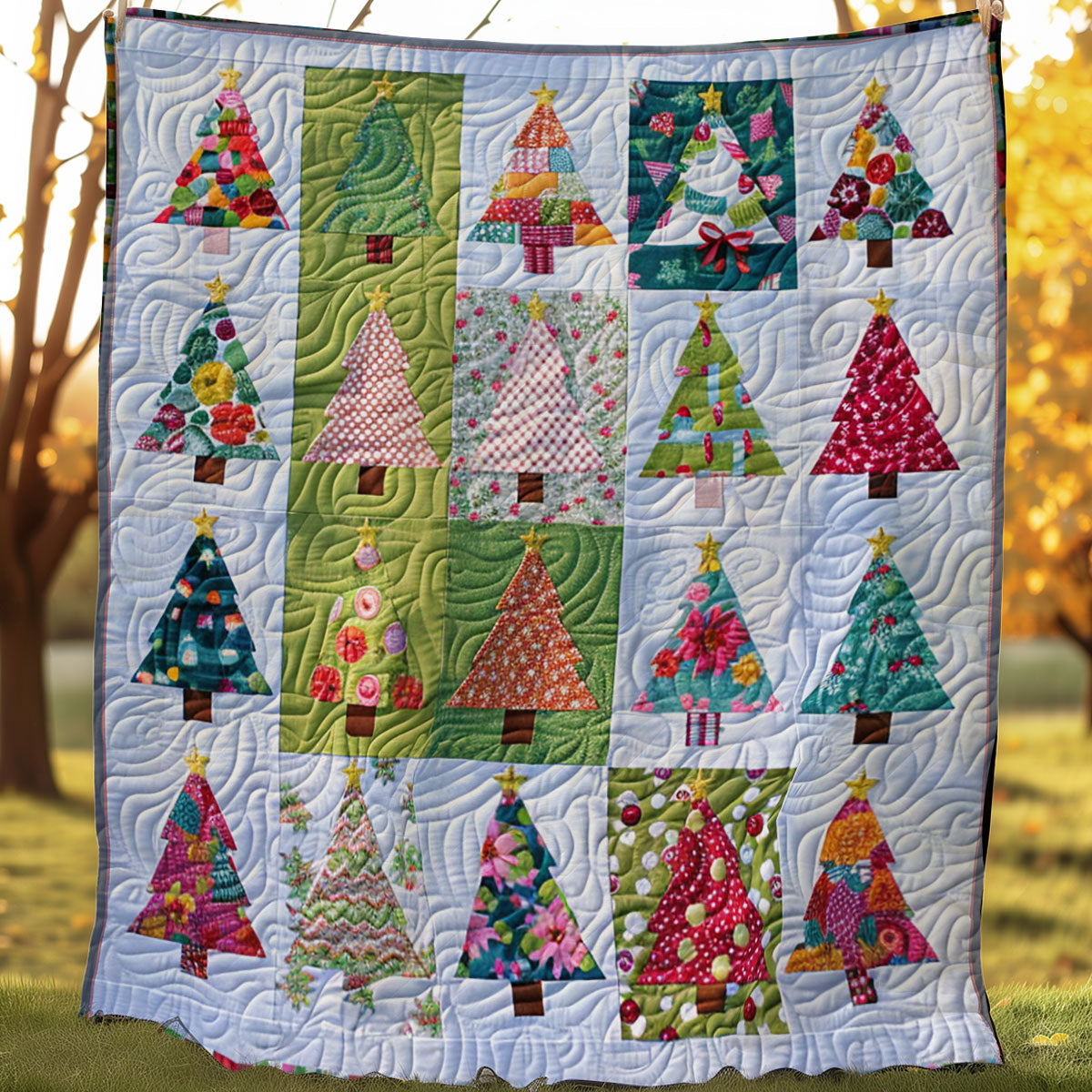 Christmas Tree WJ1006007CL Quilt