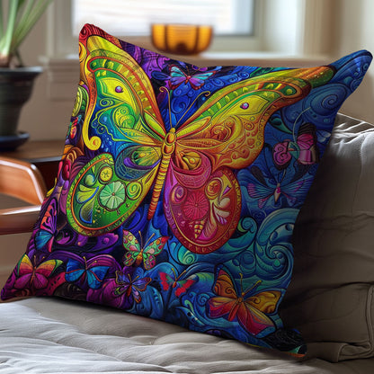 Colorful Butterflies WJ2308032CL Quilt Pillow Case