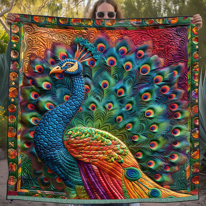Colorful Peacock WJ1609005CL Quilt