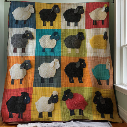 Colorful Sheep WJ1608009CL Quilt