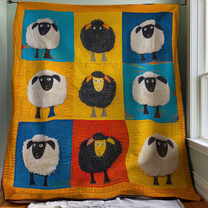 Colorful Sheep WJ1608010CL Quilt