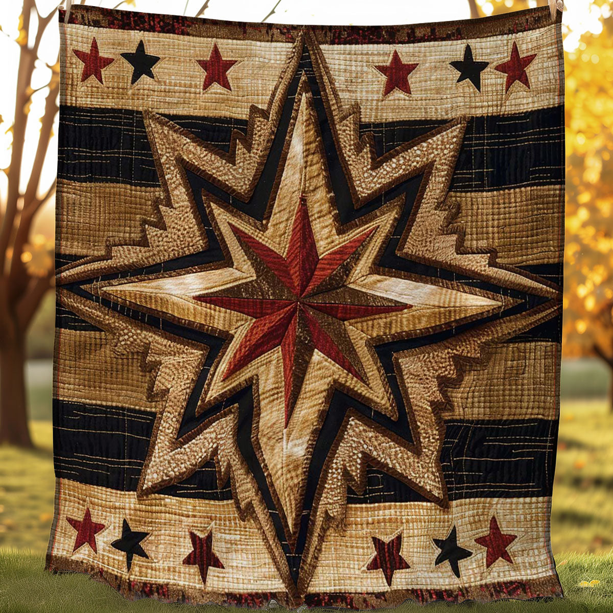 Cowboy Inspired Star WJ0107005CL Quilt