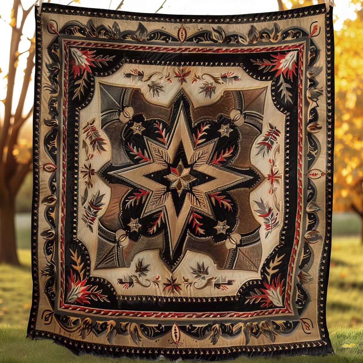 Cowboy Inspired Star WJ1007006CL Quilt