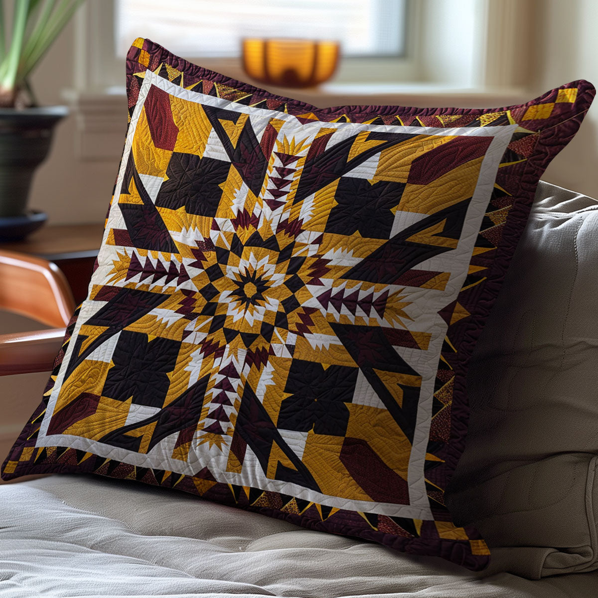 Cowboy Inspired Star WJ1210032CL Quilt Pillow Case