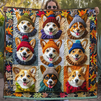 Cute Corgi WJ1609006CL Quilt