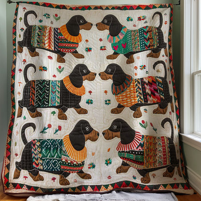 Cute Dachshunds WJ3107015CL Quilt