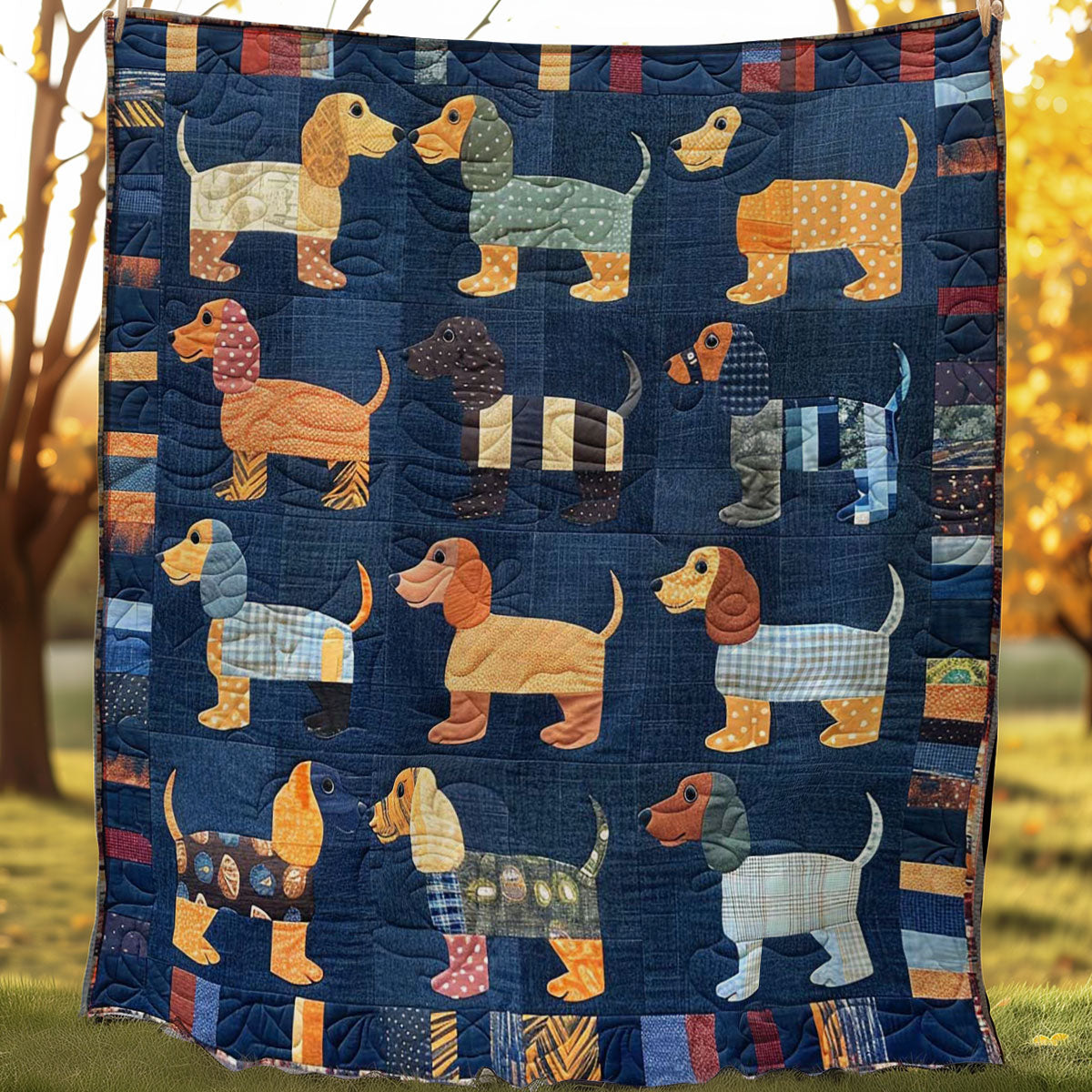 Dachshunds WJ1706010CL Quilt