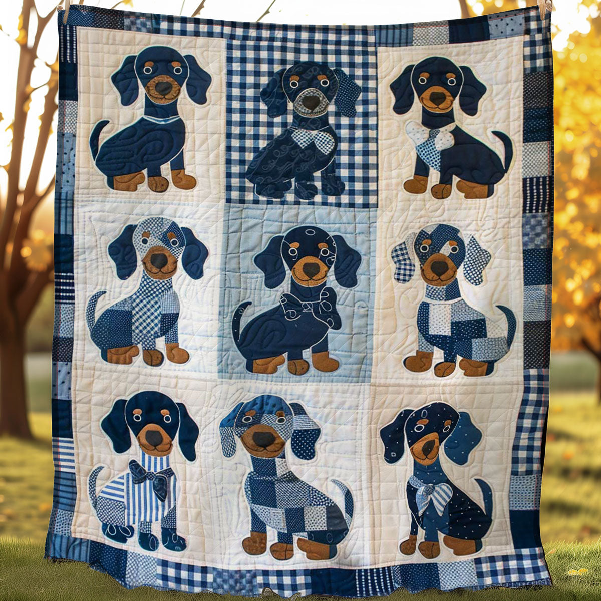 Dachshunds WJ2206008CL Quilt