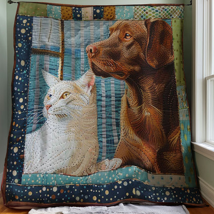 Dog And Cat WJ3007026CL Quilt