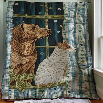 Dog And Cat WJ3007028CL Quilt