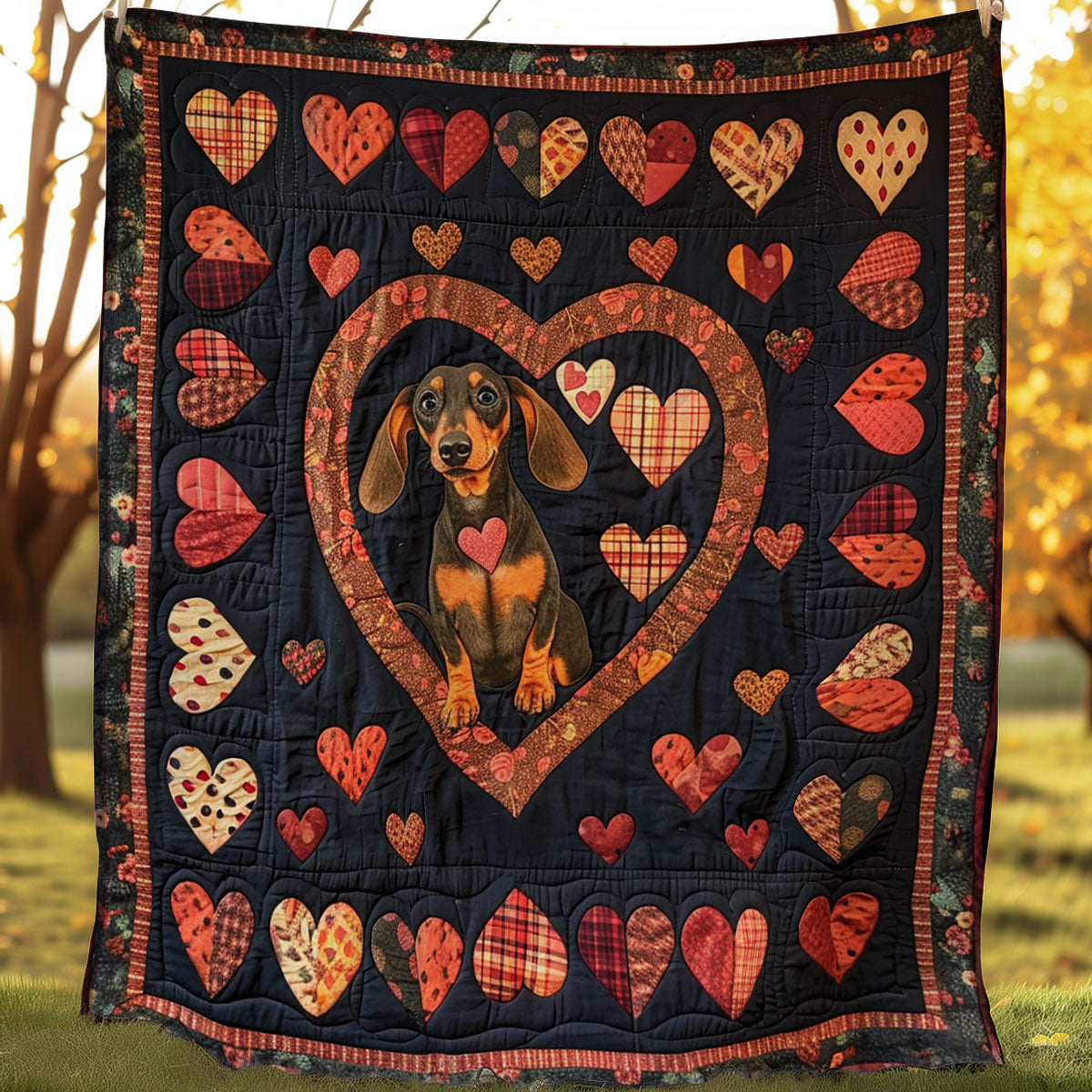 Dachshund WJ1406009CL Quilt